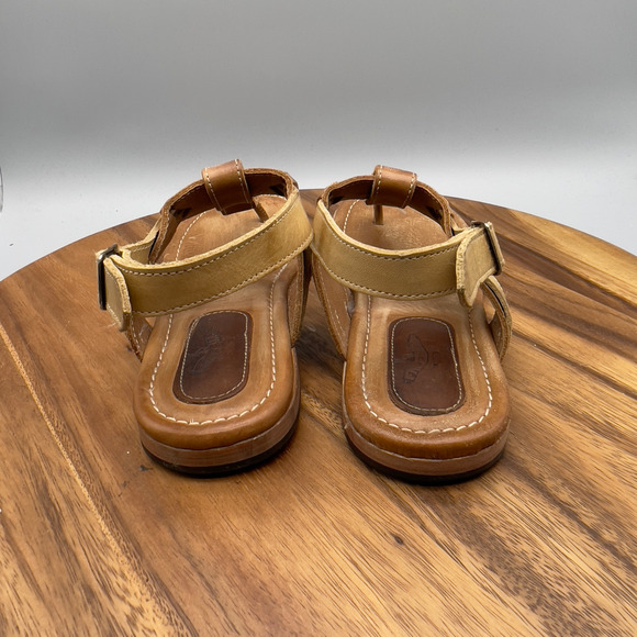 Freebird Sorrento Sandals Womens Size 9 Brown Tan Leather Comfort Casual Shoes - Picture 4 of 8